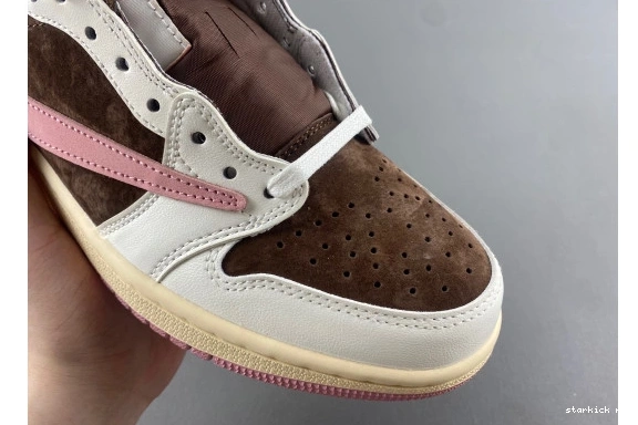 OG  Travis Pink Scott Low DZ4137-206 DZ4137-206 Jordan Retro brown 1 SP 0919
